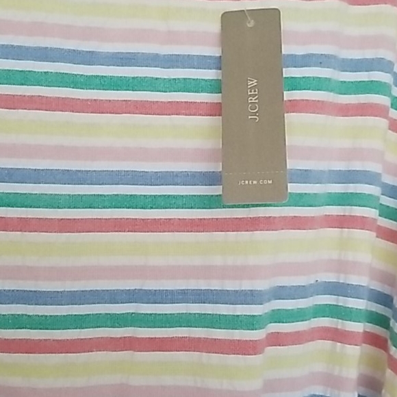 J.crew Rainbow Striped Seersucker Dress - Picture 9 of 10